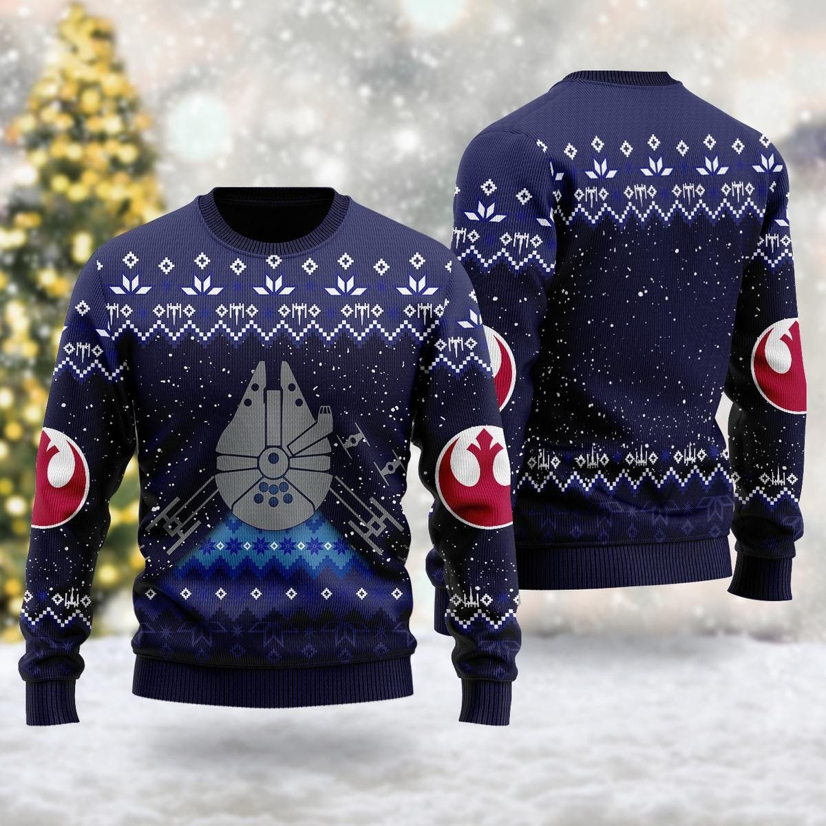 Star Wars US Movie Ugly Christmas Sweater Millennium Falcon Xmas Sweater.jpg