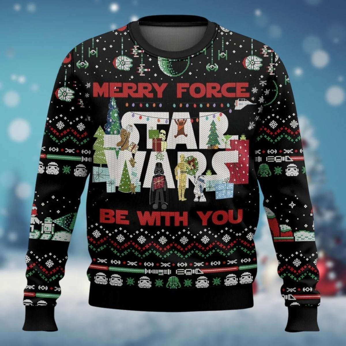 Star Wars Ugly Christmas Sweater Darth Vader Holiday Xmas Sweater.jpg