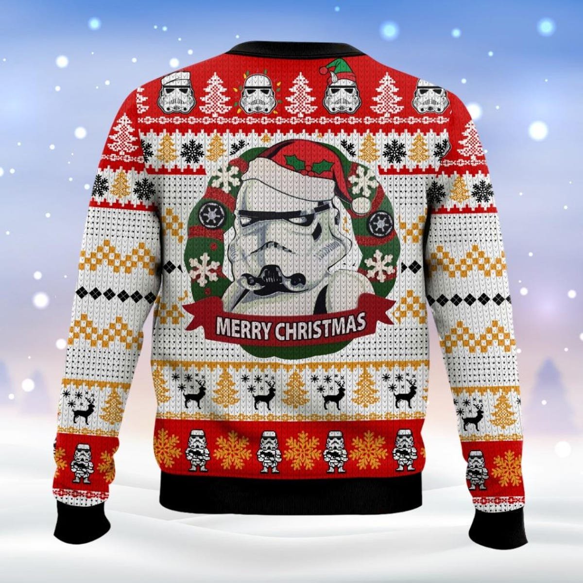 Star Wars Ugly Christmas Sweater Stormtrooper Ho Ho Ho Holiday Sweater.jpg