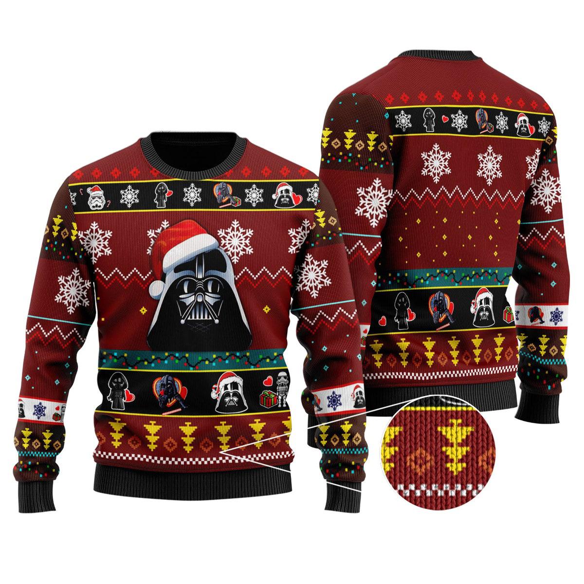 Starwars Darth Vader Ugly Christmas Sweater Anakin Skywalker Sweater 1.jpg