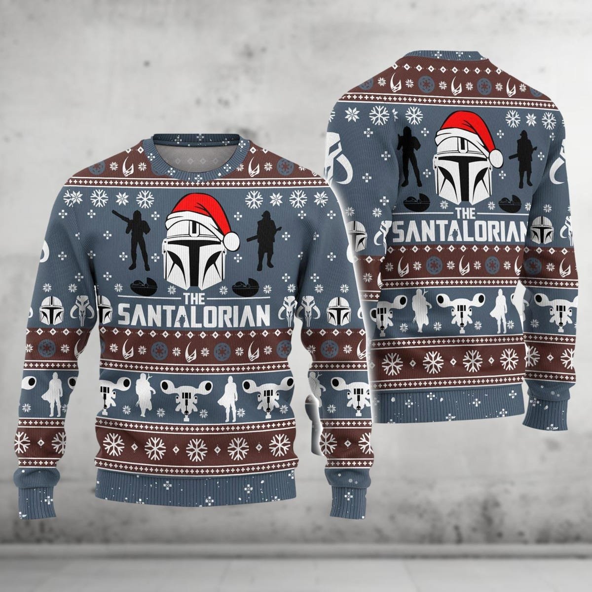 The Santalorian Ugly Christmas Sweater Disney Movie Star Wars Xmas Sweater.jpg