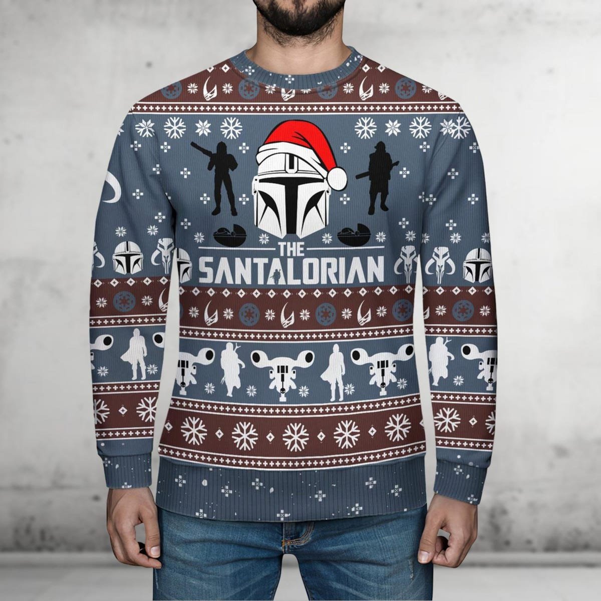 The Santalorian Ugly Christmas Sweater Disney Movie Star Wars Xmas Sweater.jpg