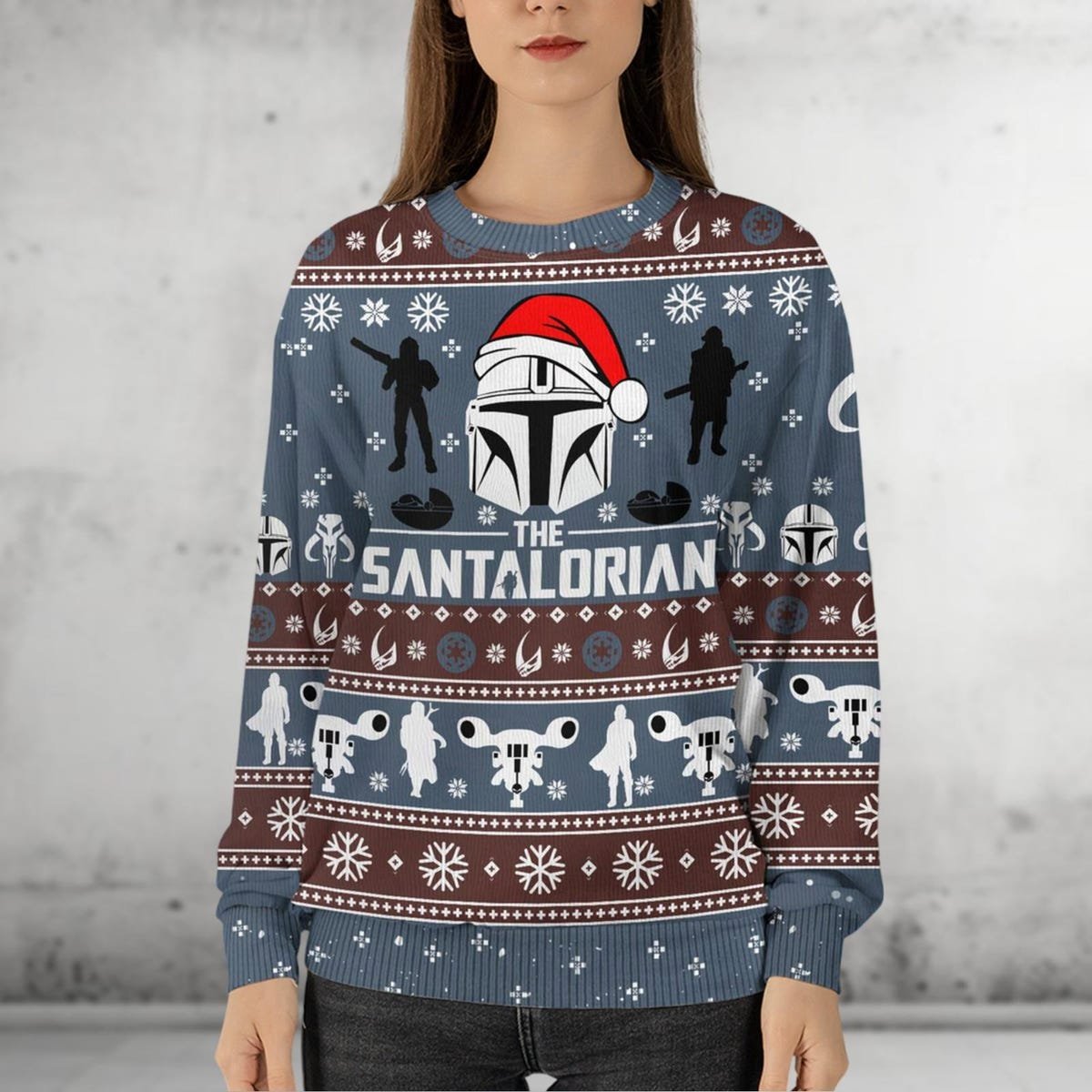 The Santalorian Ugly Christmas Sweater Disney Movie Star Wars Xmas Sweater.jpg