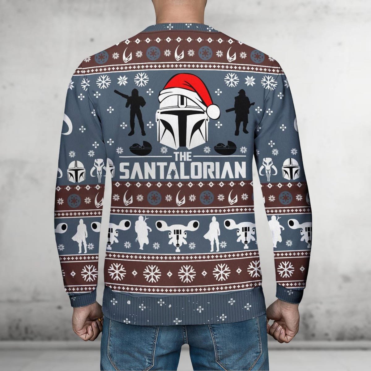 The Santalorian Ugly Christmas Sweater Disney Movie Star Wars Xmas Sweater.jpg