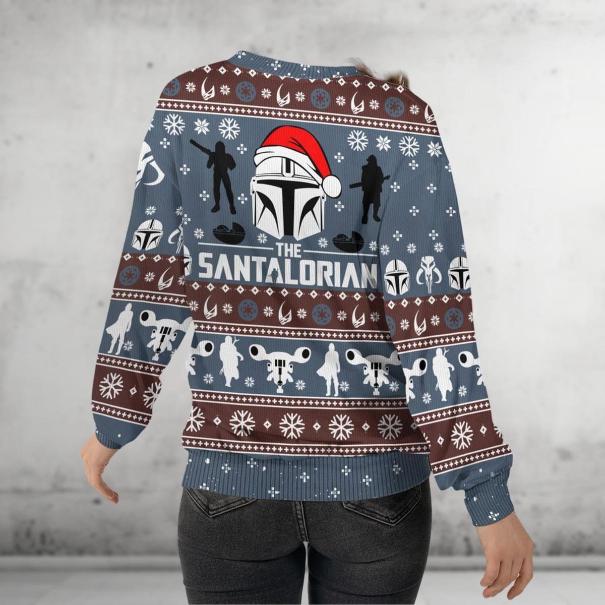 The Santalorian Ugly Christmas Sweater Disney Movie Star Wars Xmas Sweater.jpg