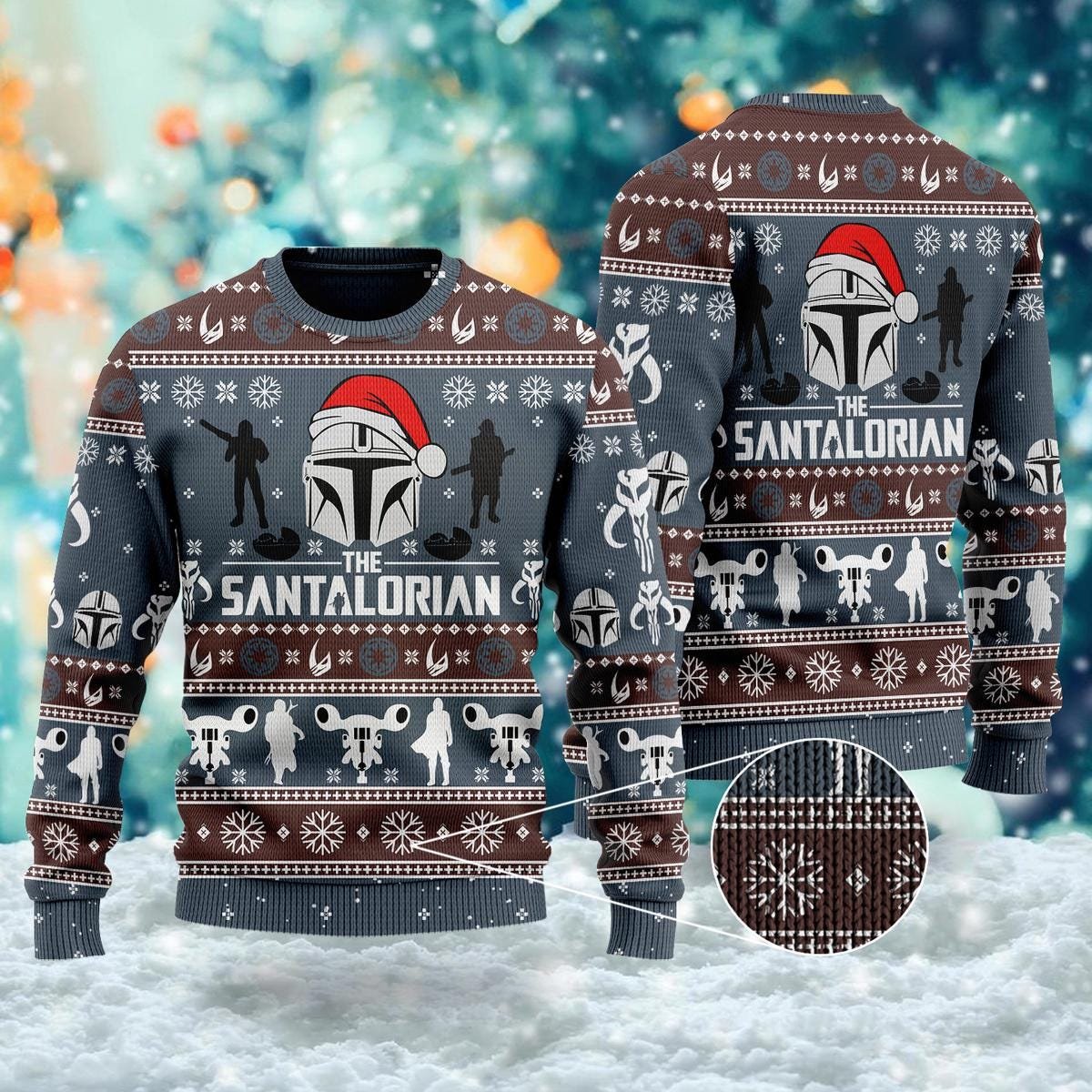 The Santalorian Ugly Christmas Sweater Disney Movie Star Wars Xmas Sweater.jpg