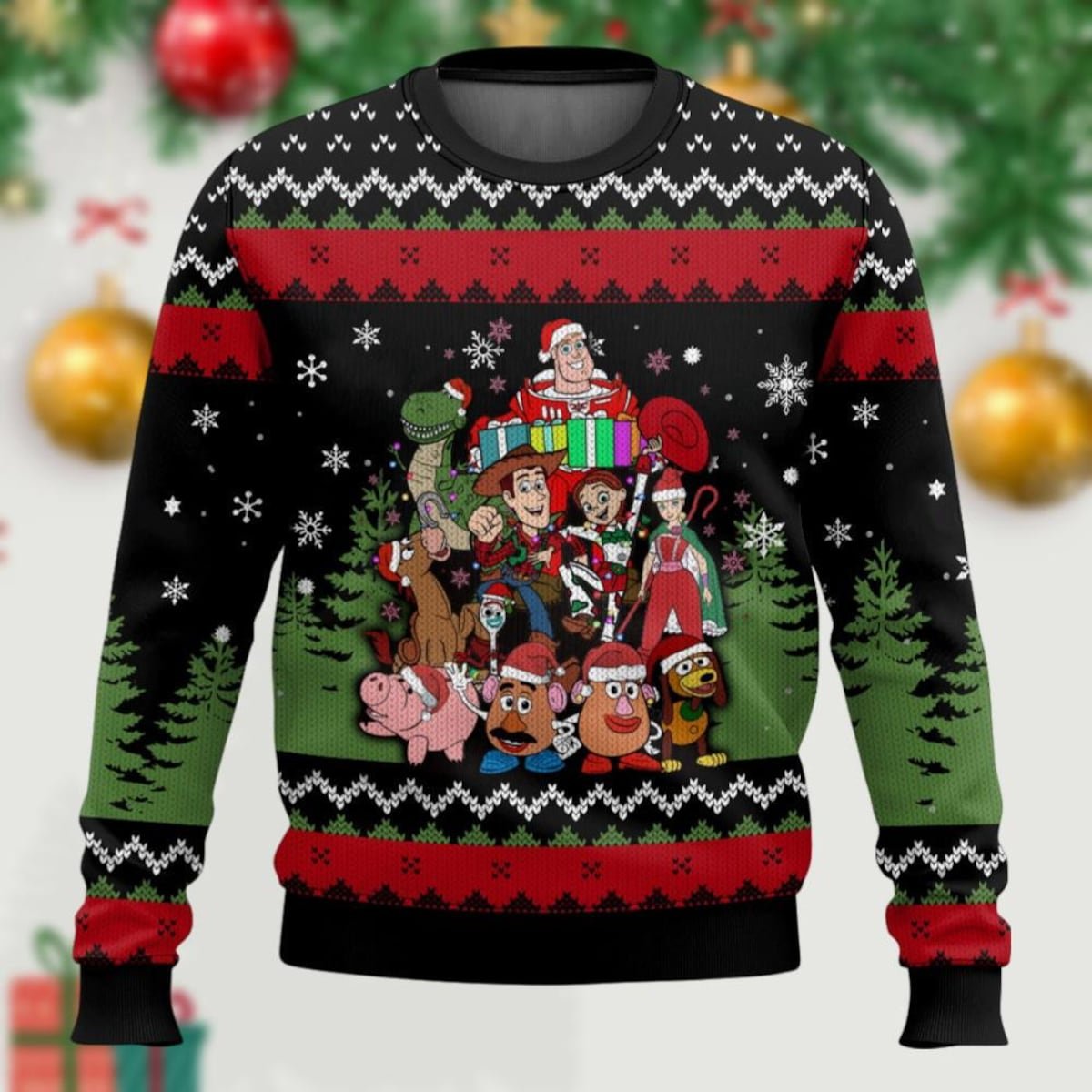 Toy Story Christmas Ugly Sweater Woody Buzz Lightyear Friends Disney Xmas Sweater 1