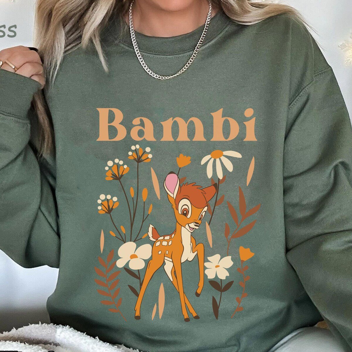 Bambi Thumper Floral Cottagecore T shirt Boho Style Family Trip 2024.jpg