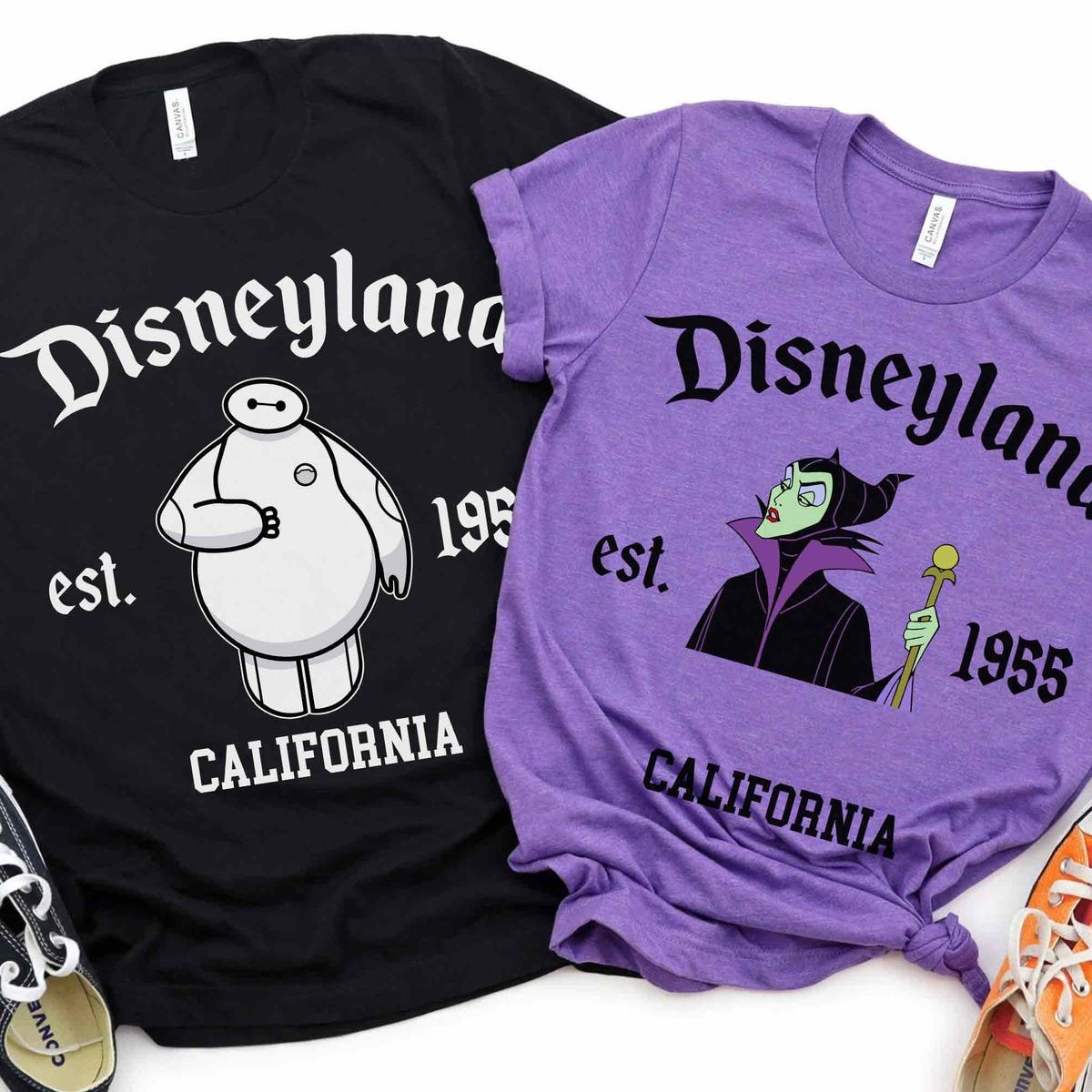 Disney Characters Shirt Personalized Family Group Tee 2024 Disneyland
