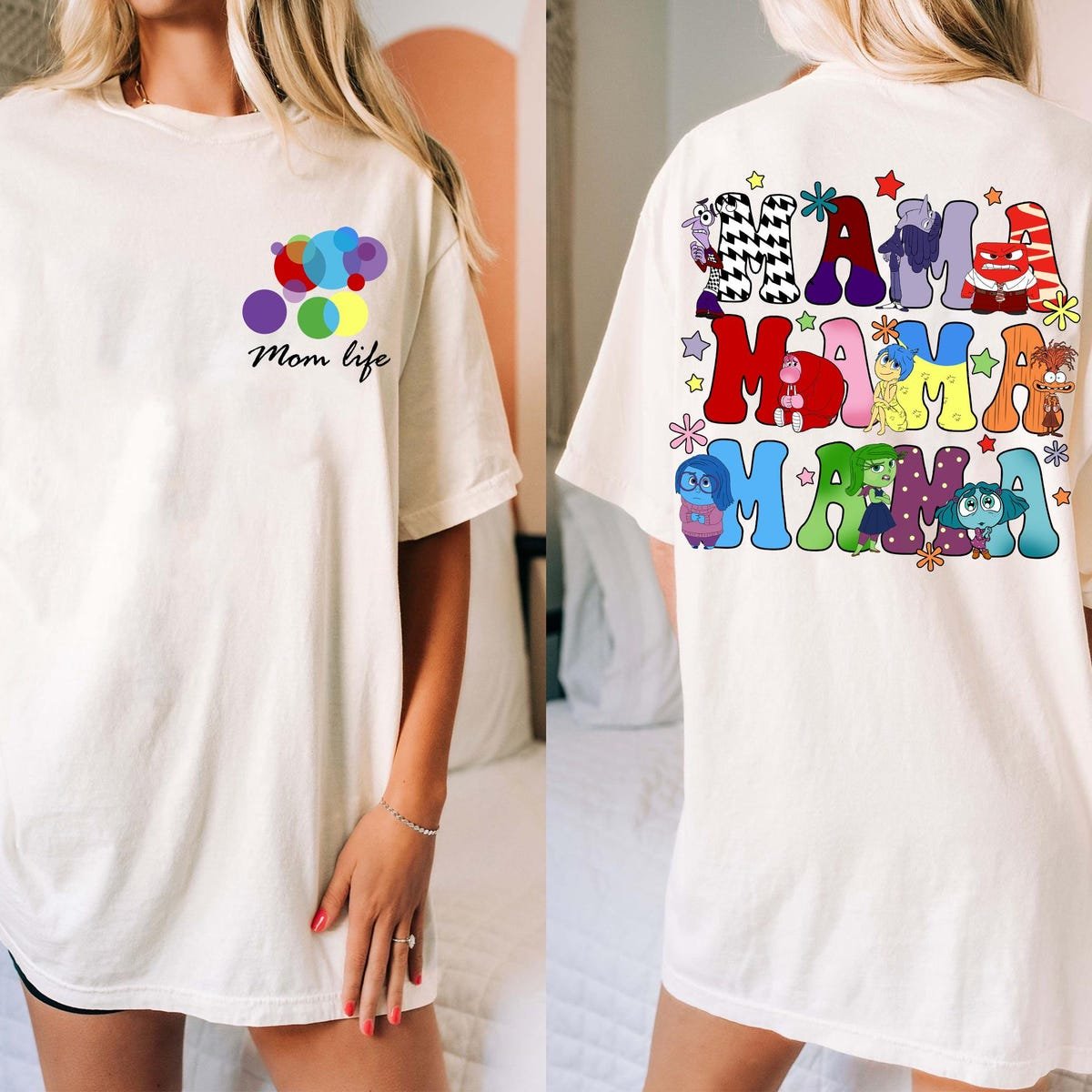 Disney Inside Out 2 Characters Shirt Disney Mom Life Tee 2025