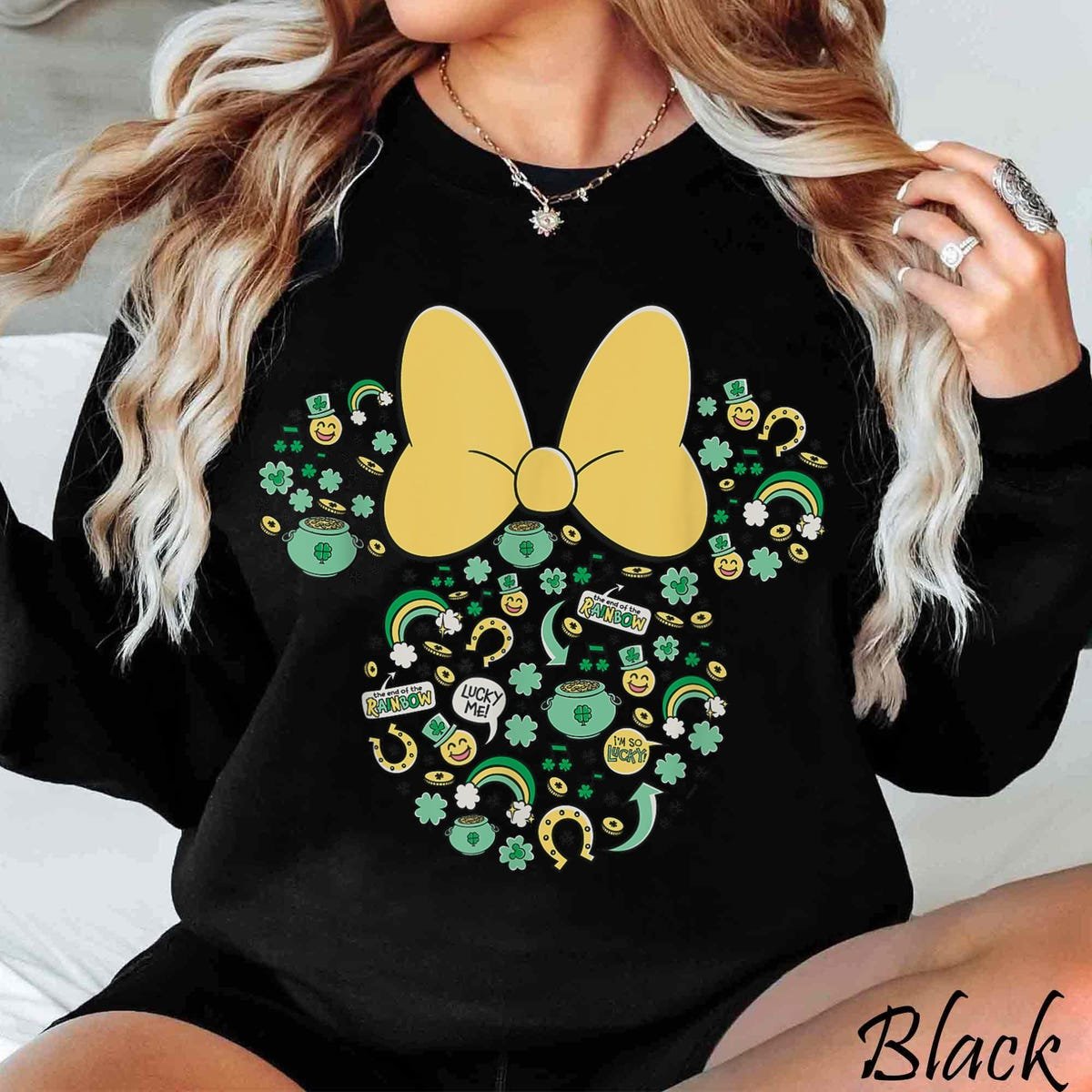 Disney Minnie Mouse St Patricks Day Shirt for Family Matching Trips
