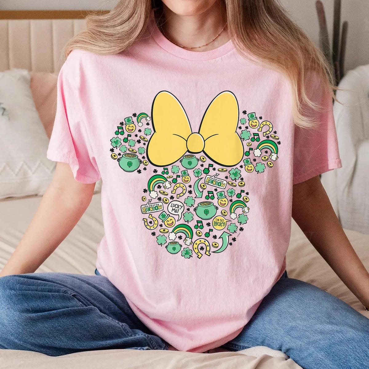 Disney Minnie Mouse St Patricks Day Shirt for Family Matching Trips