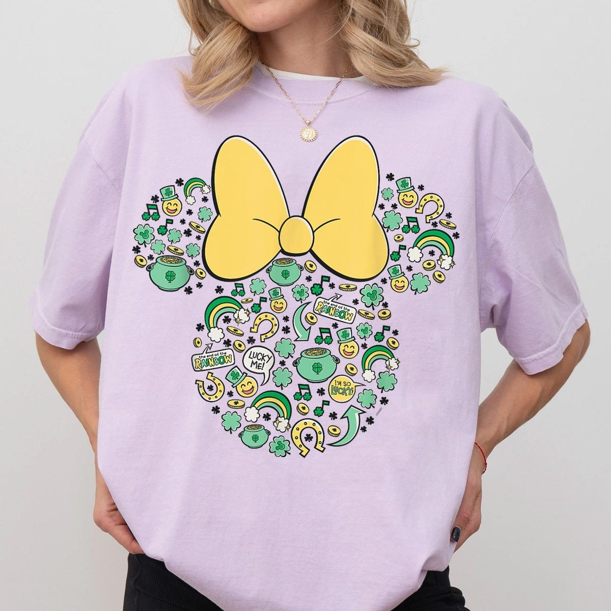 Disney Minnie Mouse St Patricks Day Shirt for Family Matching Trips