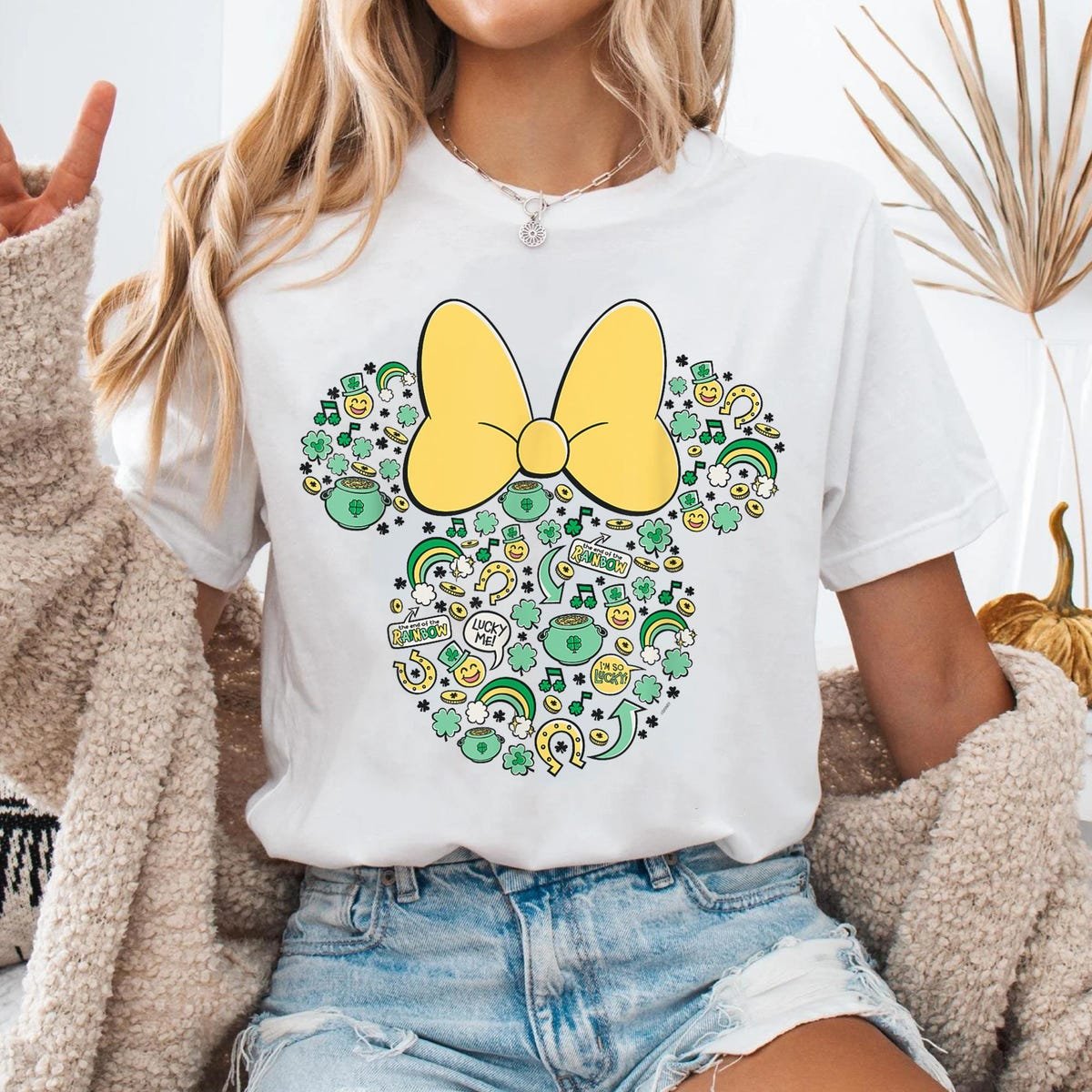 Disney Minnie Mouse St Patricks Day Shirt for Family Matching Trips