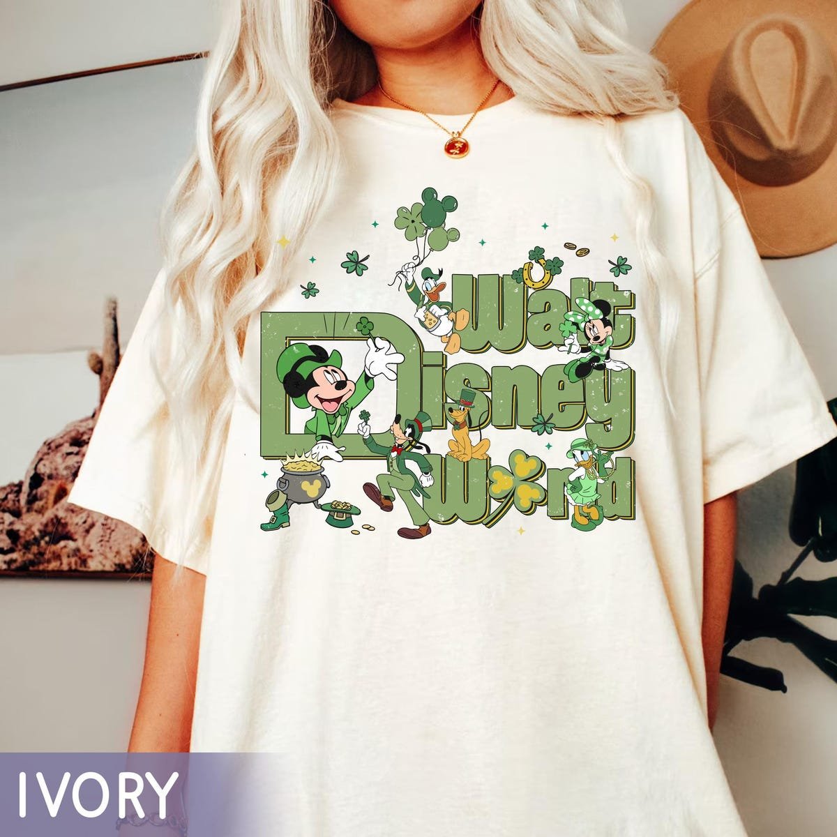Disney St Patricks Day Mickey Shirt Family Matching Trip Tee