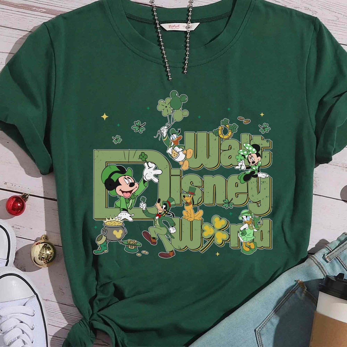 Disney St Patricks Day Mickey Shirt Family Matching Trip Tee