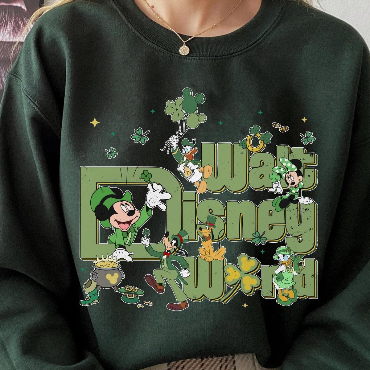 Disney St Patricks Day Mickey Shirt Family Matching Trip Tee