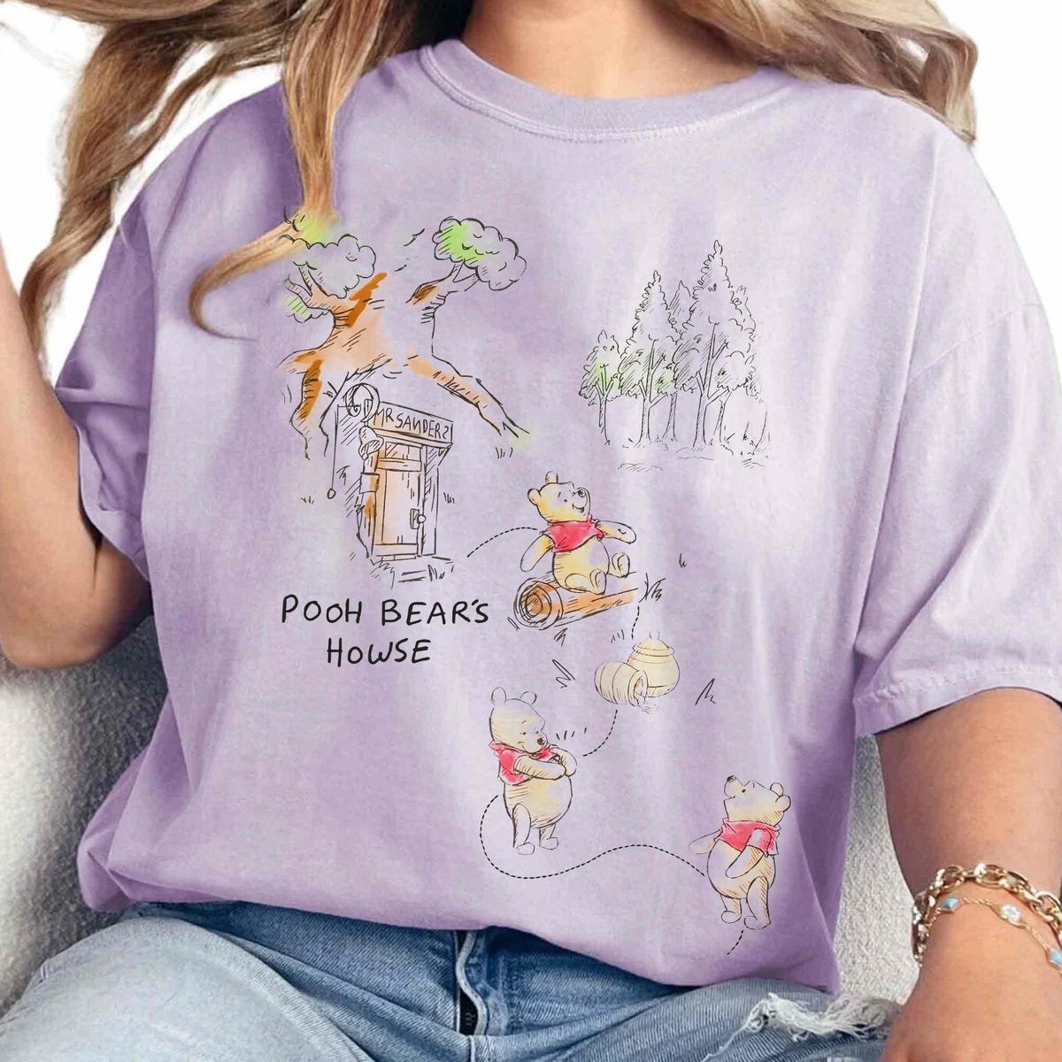 Disney Winnie The Pooh Family Trip Shirt 2025