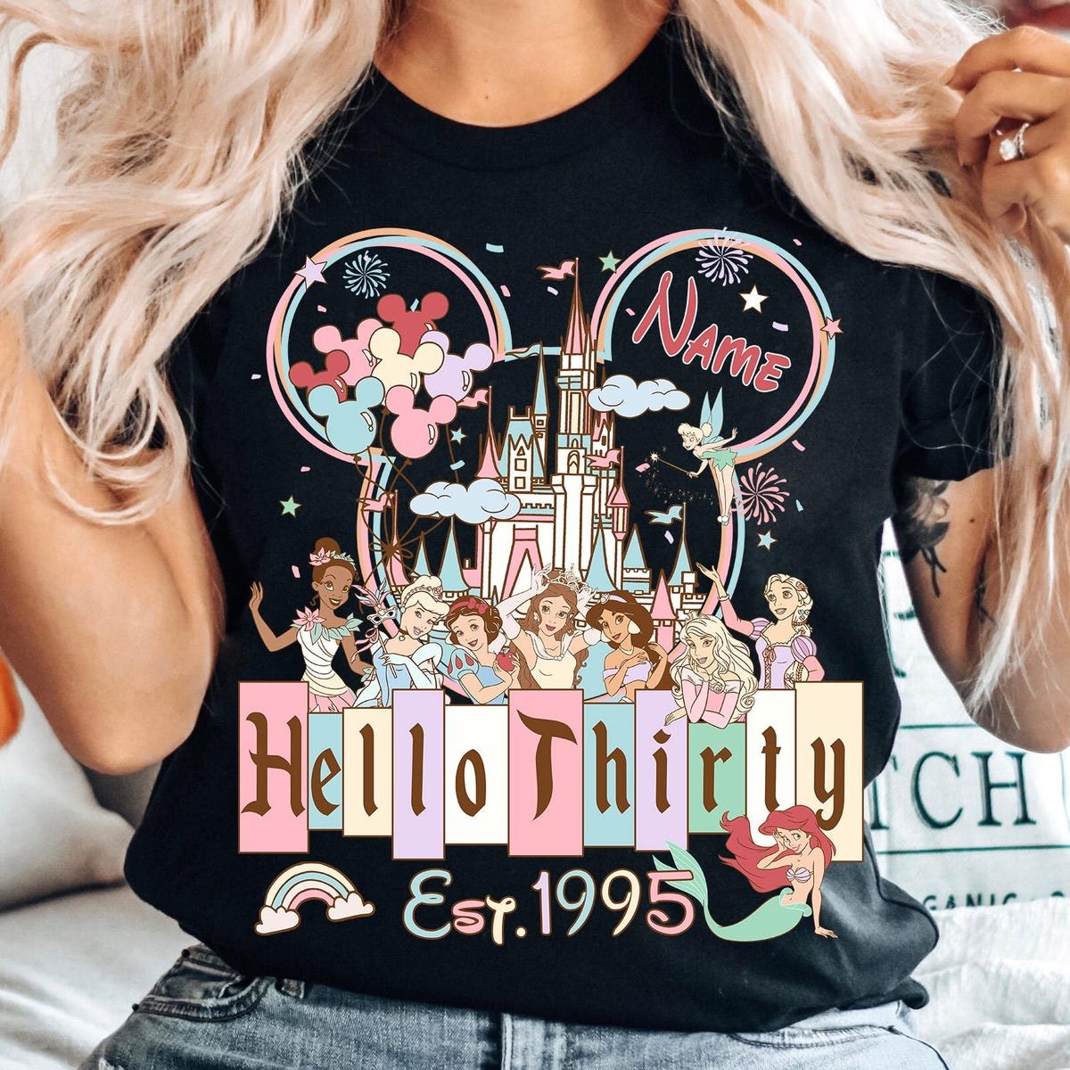 Disneyland 30th Birthday Shirt Princess Group Tee