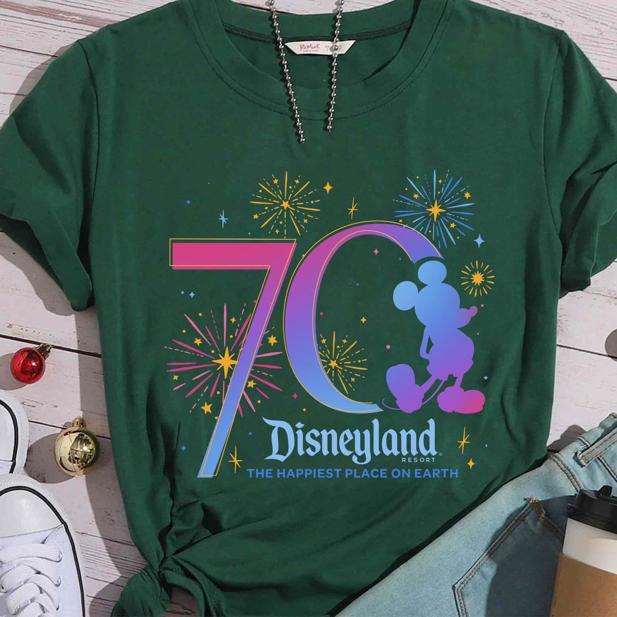 Disneyland 70th Anniversary Shirt Mickey Mouse Family Trip Matching