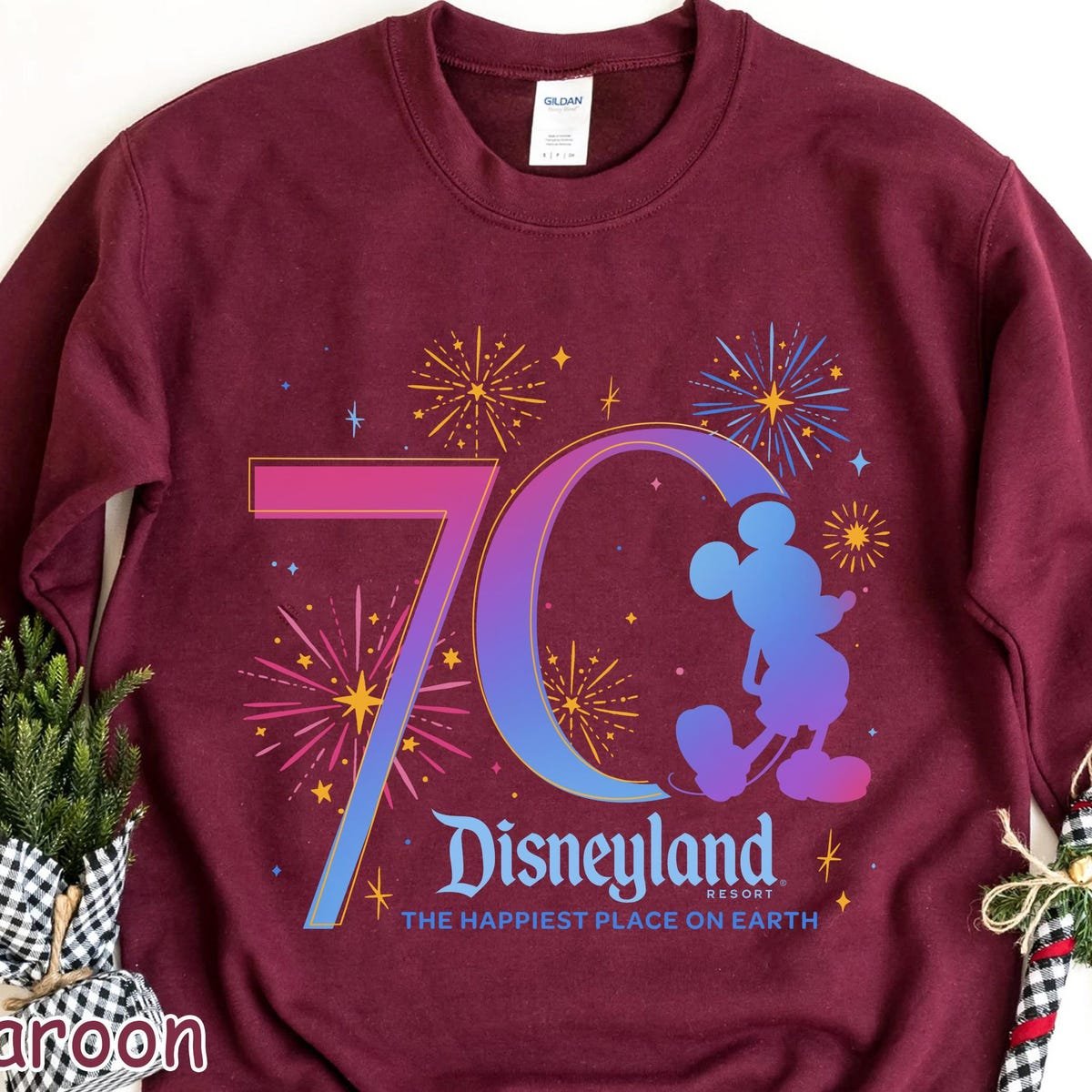Disneyland 70th Anniversary Shirt Mickey Mouse Family Trip Matching