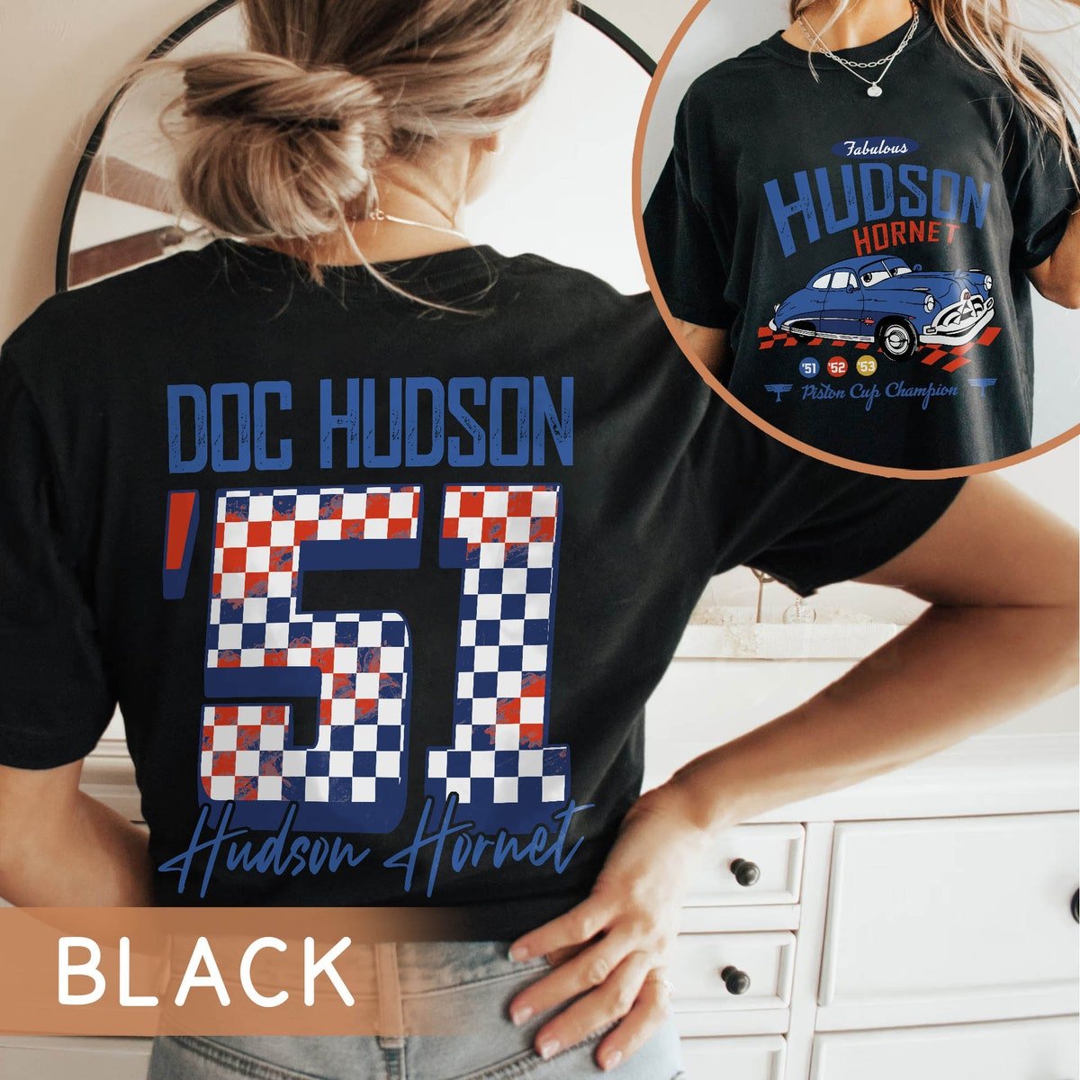 Doc Hudson Shirt Retro Cars 2024 World Trip Comfort Colors T-shirt