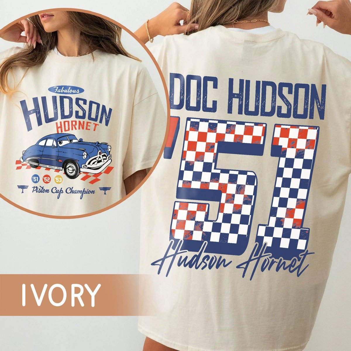 Doc Hudson Shirt Retro Cars 2024 World Trip Comfort Colors T-shirt