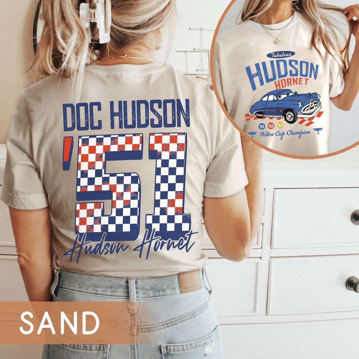 Doc Hudson Shirt Retro Cars 2024 World Trip Comfort Colors T-shirt