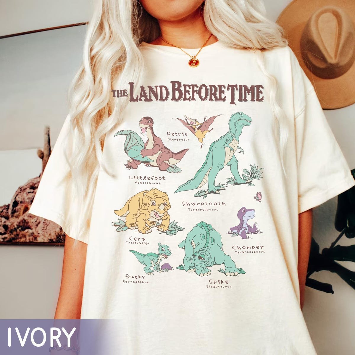 Land Before Time Characters Shirt Dinosaur Gift Disney Trip