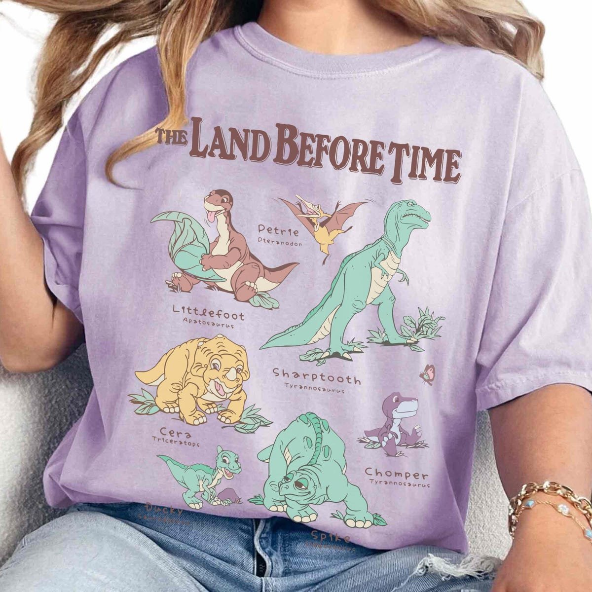 Land Before Time Characters Shirt Dinosaur Gift Disney Trip