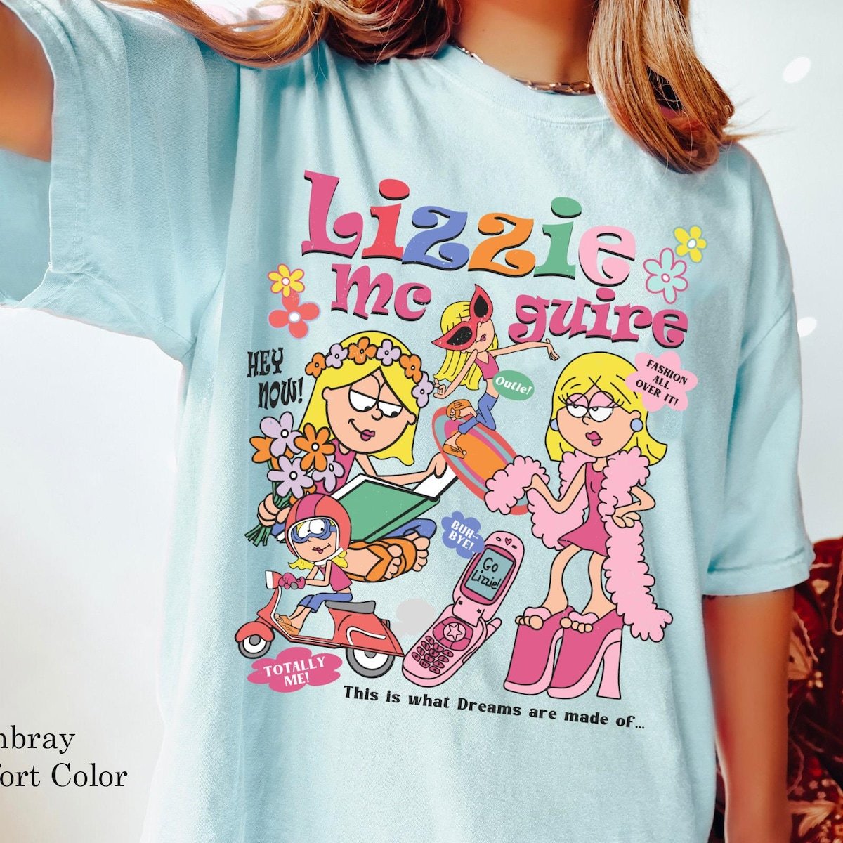 Lizzie McGuire Vintage Disney T-Shirt Comfort Colors Dream Tee