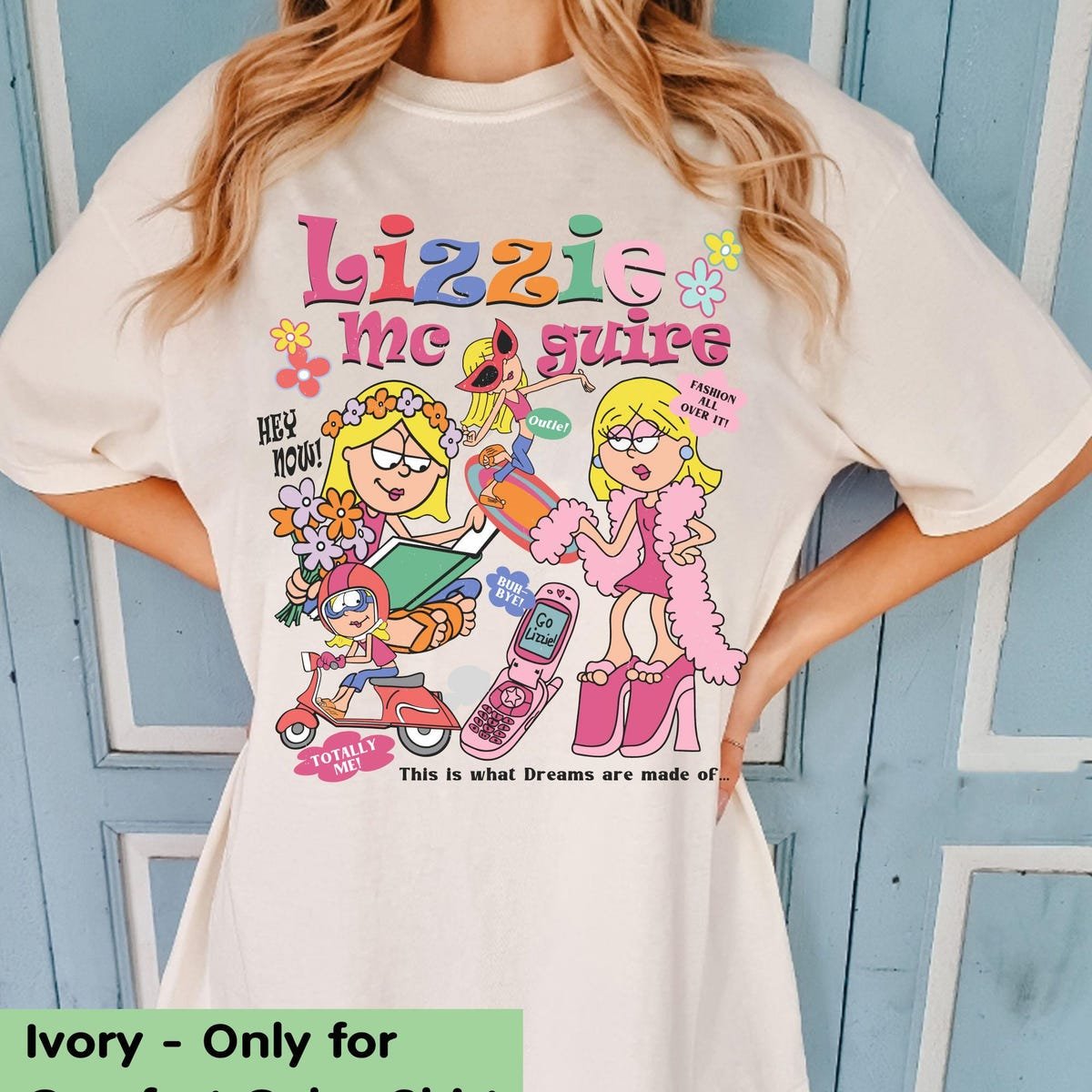 Lizzie McGuire Vintage Disney T-Shirt Comfort Colors Dream Tee