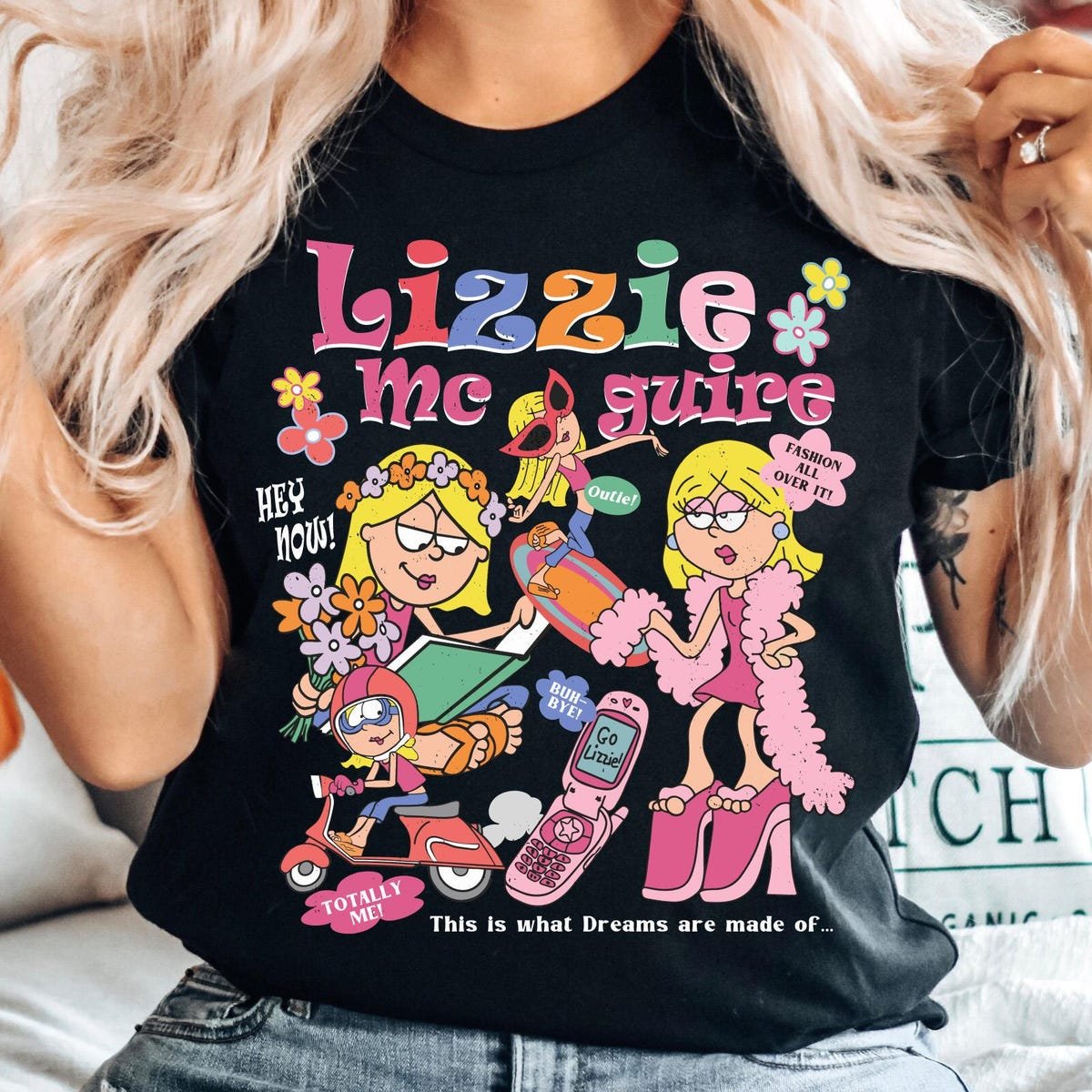 Lizzie McGuire Vintage Disney T-Shirt Comfort Colors Dream Tee