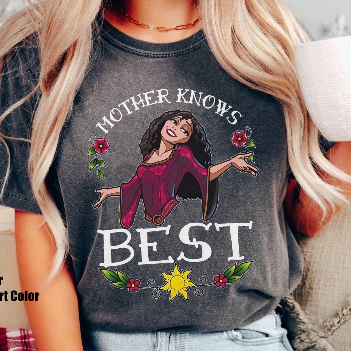 Mother Gothel Tattoo Art Shirt Tangled Villains Mother's Day Gift