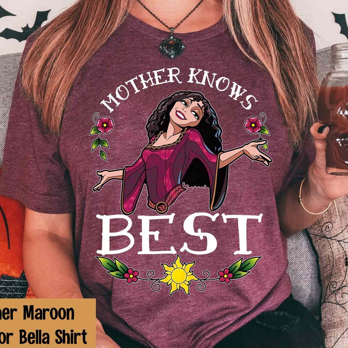 Mother Gothel Tattoo Art Shirt Tangled Villains Mother's Day Gift