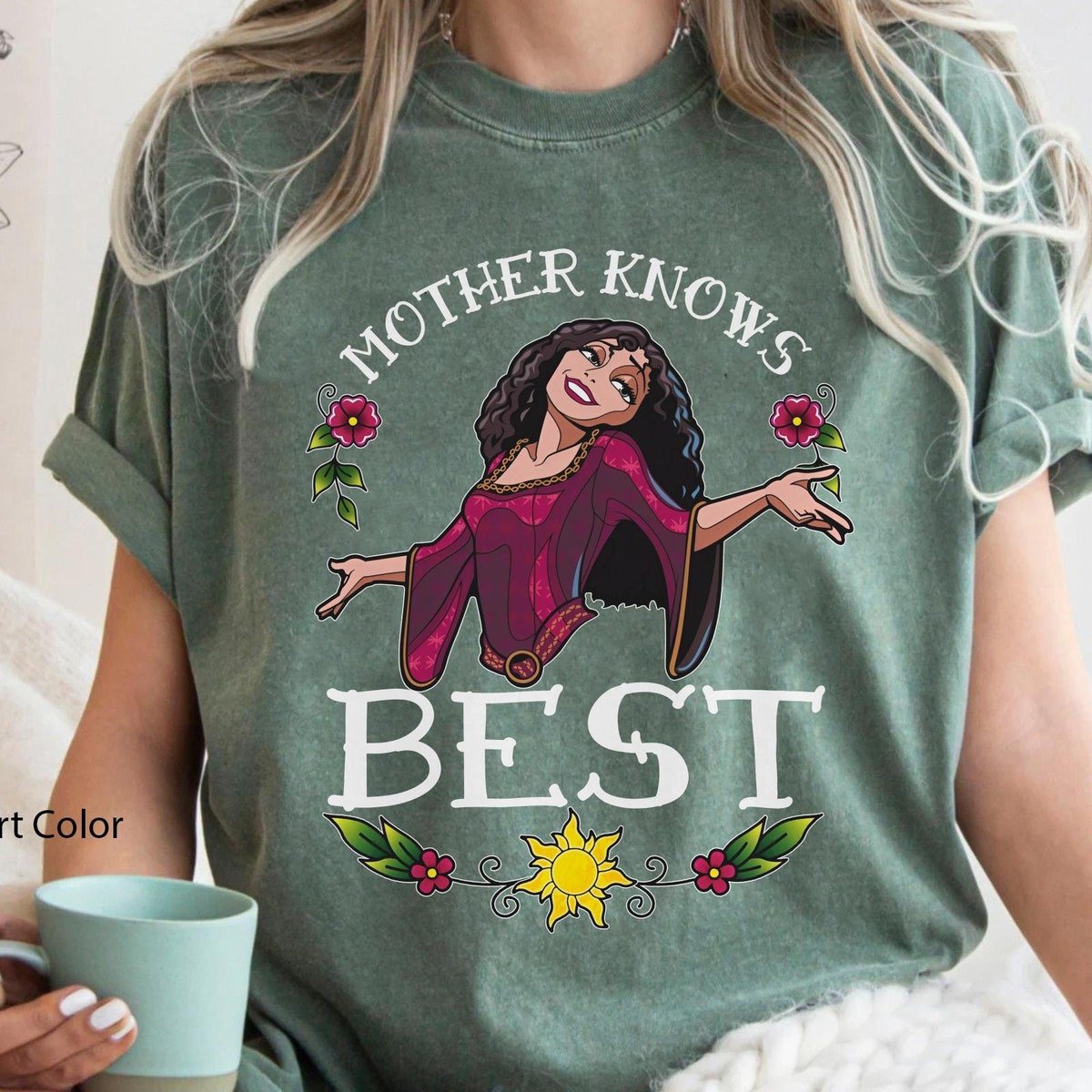 Mother Gothel Tattoo Art Shirt Tangled Villains Mother's Day Gift