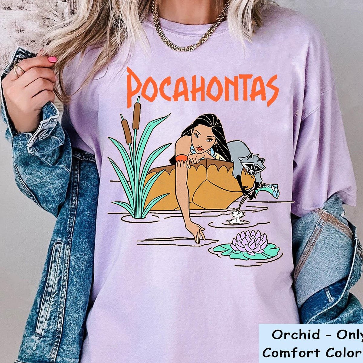 Pocahontas Meeko Riverbend Shirt Vintage Disney Girls Trip Tee