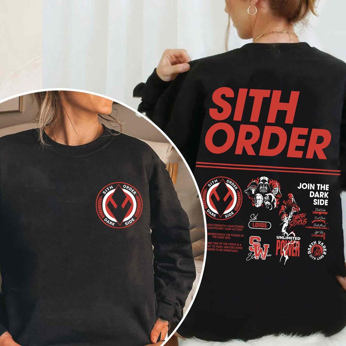 Star Wars Sith Dark Order Shirt Disney Trip 2024