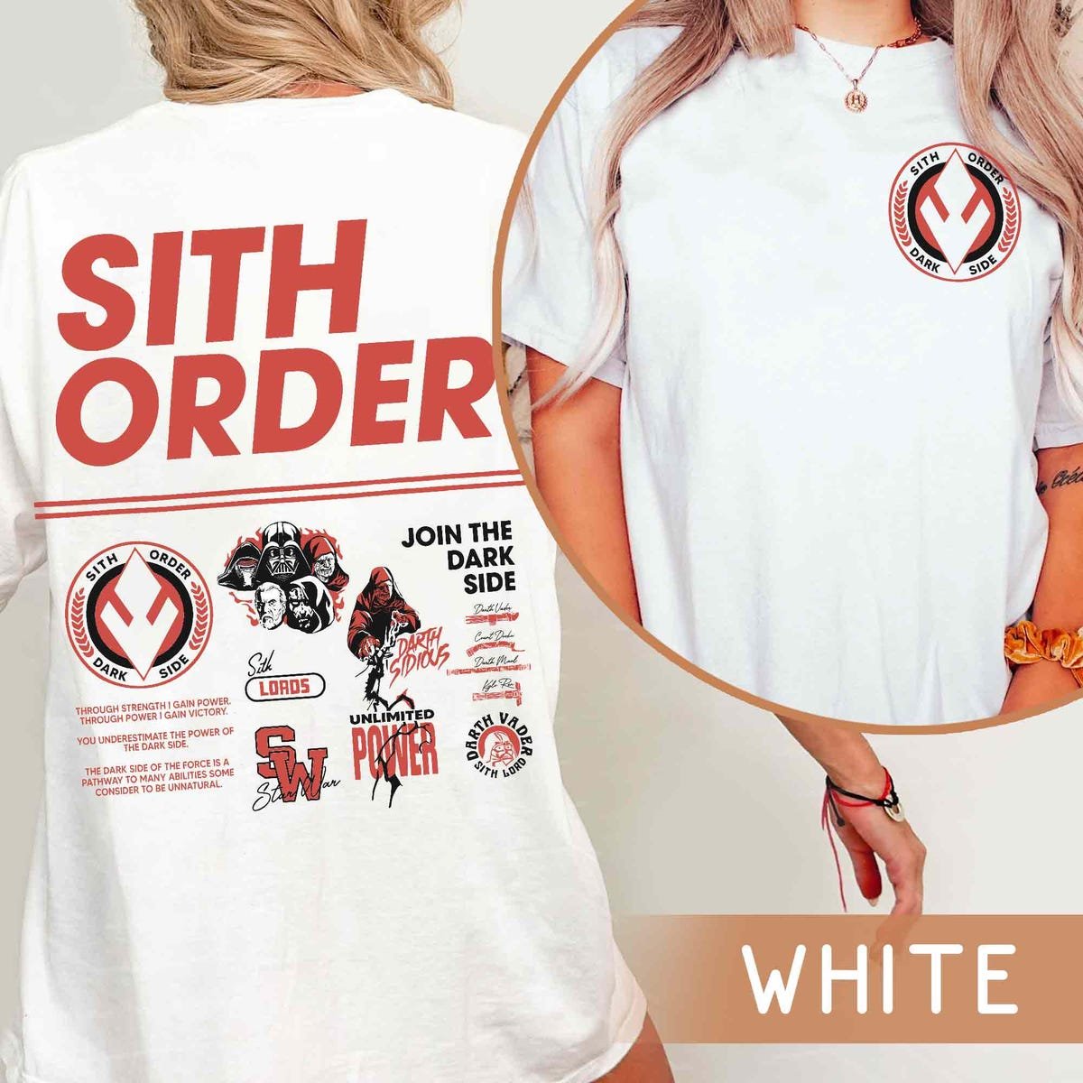 Star Wars Sith Dark Order Shirt Disney Trip 2024