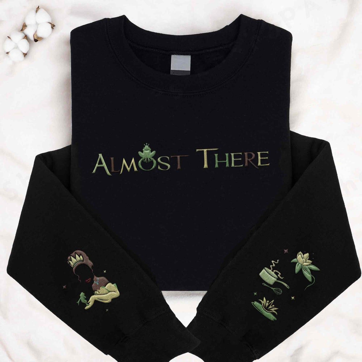 Tiana Princess Sweatshirt Disney Embroidery Shirt