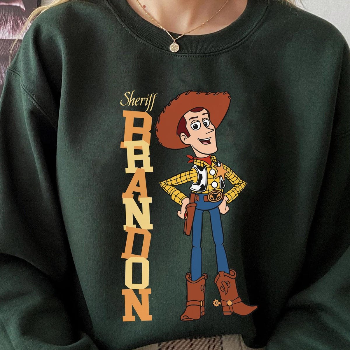Toy Story Woody Cowboy Sheriff Shirt for Disney Family Trips