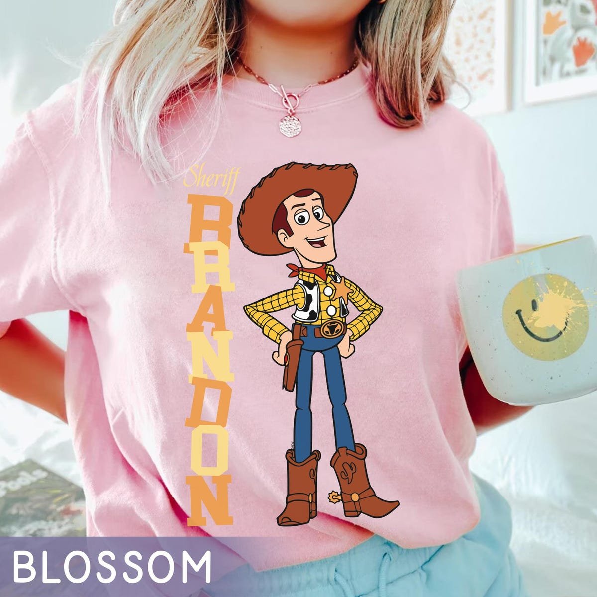Toy Story Woody Cowboy Sheriff Shirt for Disney Family Trips