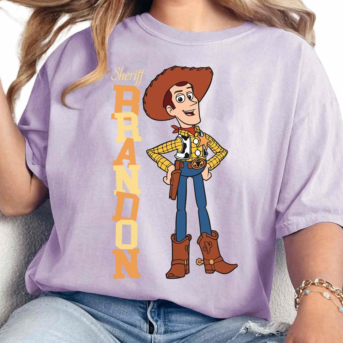 Toy Story Woody Cowboy Sheriff Shirt for Disney Family Trips