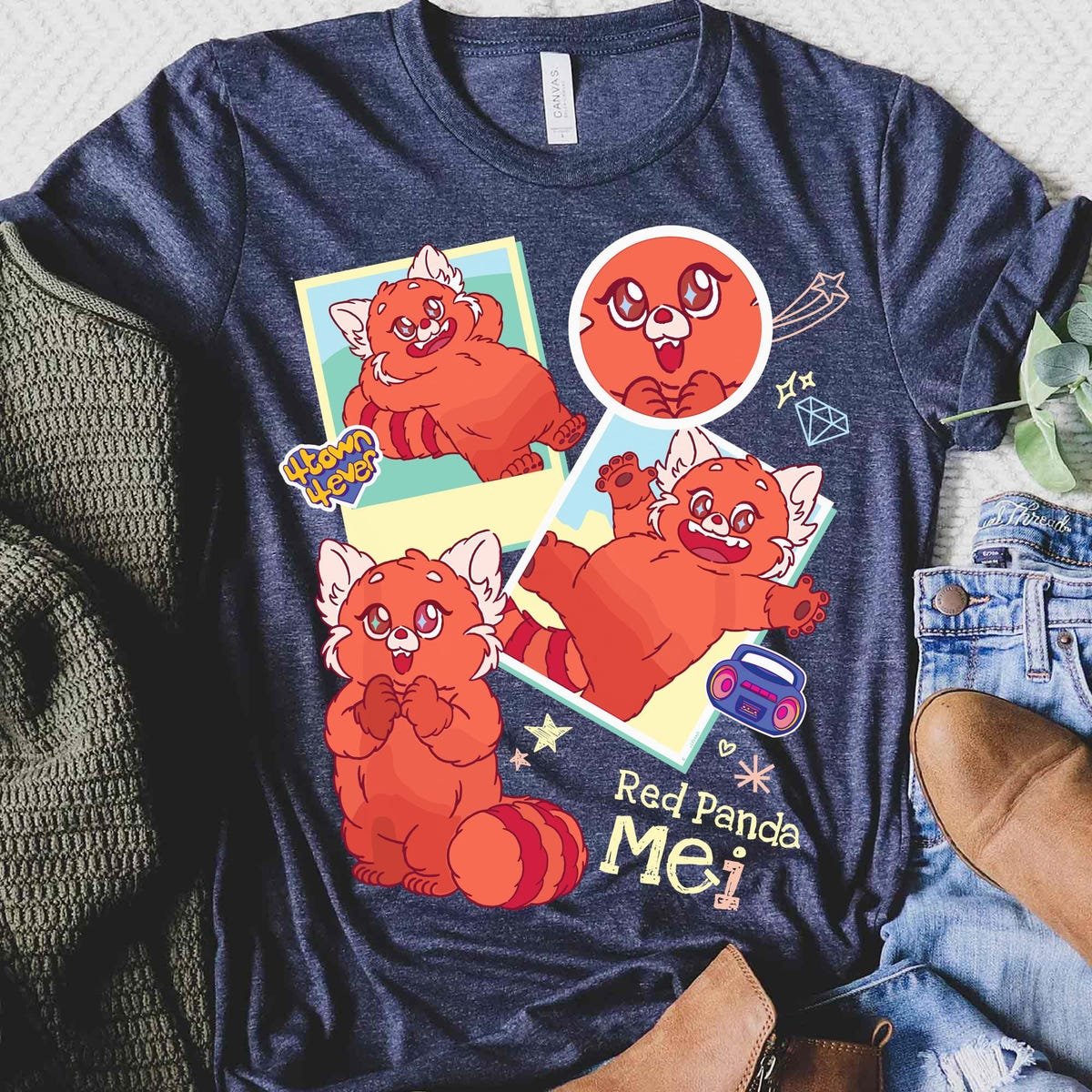 Turning Red Panda Mei Shirt Disney Family Trip 2024 Matching