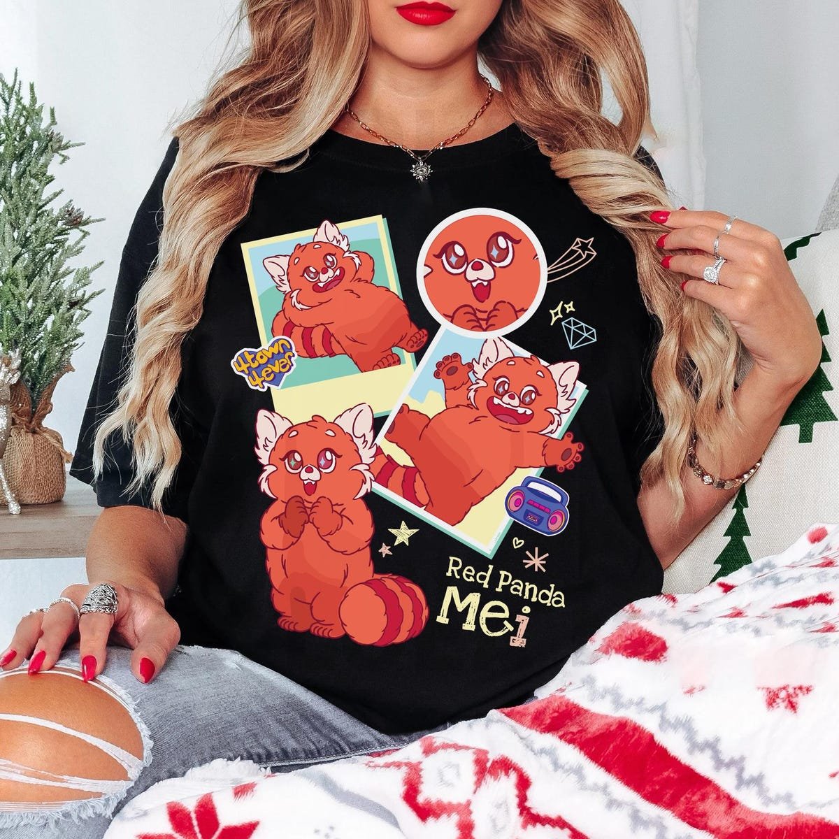Turning Red Panda Mei Shirt Disney Family Trip 2024 Matching