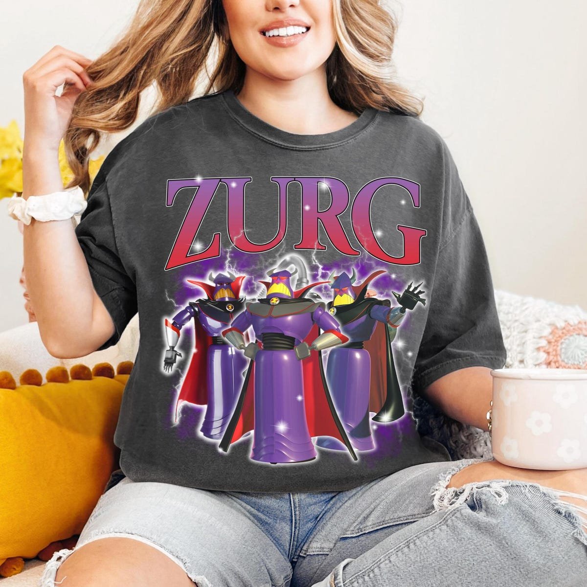 Vintage Emperor Zurg Shirt Disney Toy Story Matching Family Tee