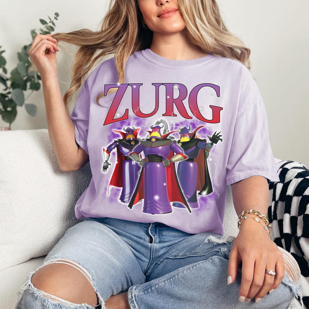 Vintage Emperor Zurg Shirt Disney Toy Story Matching Family Tee