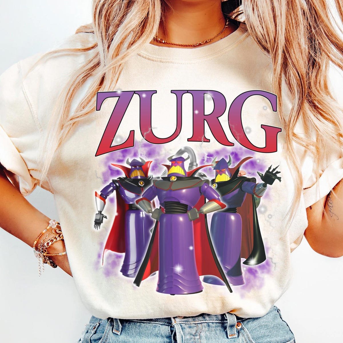 Vintage Emperor Zurg Shirt Disney Toy Story Matching Family Tee