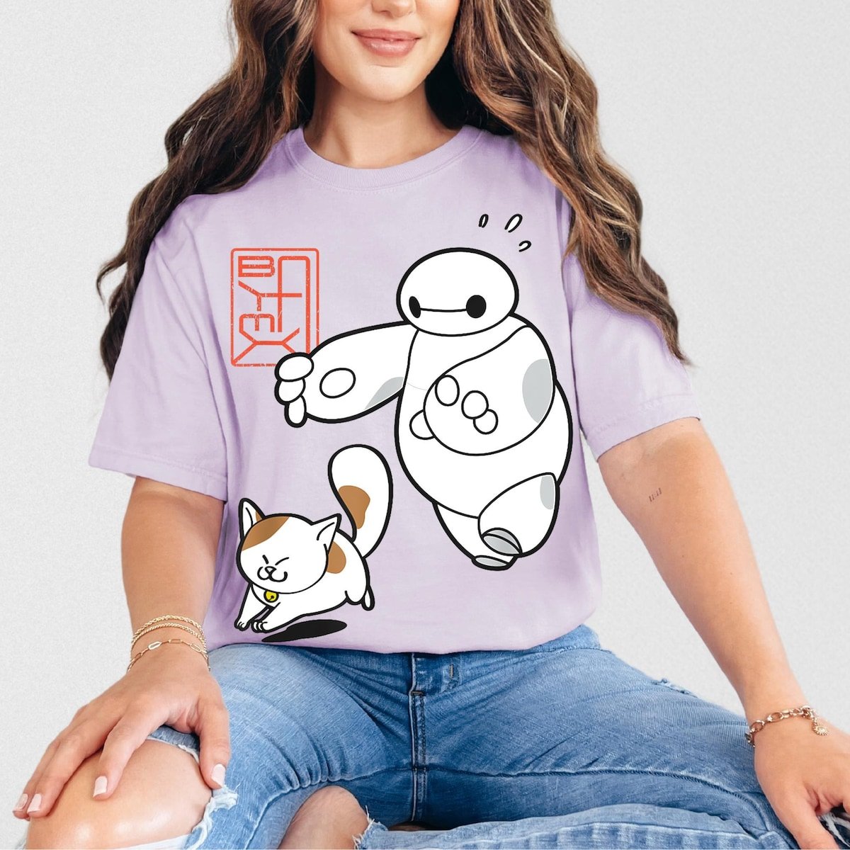 Baymax Cat Shirt Big Hero 6 Disney Family Matching T-Shirt