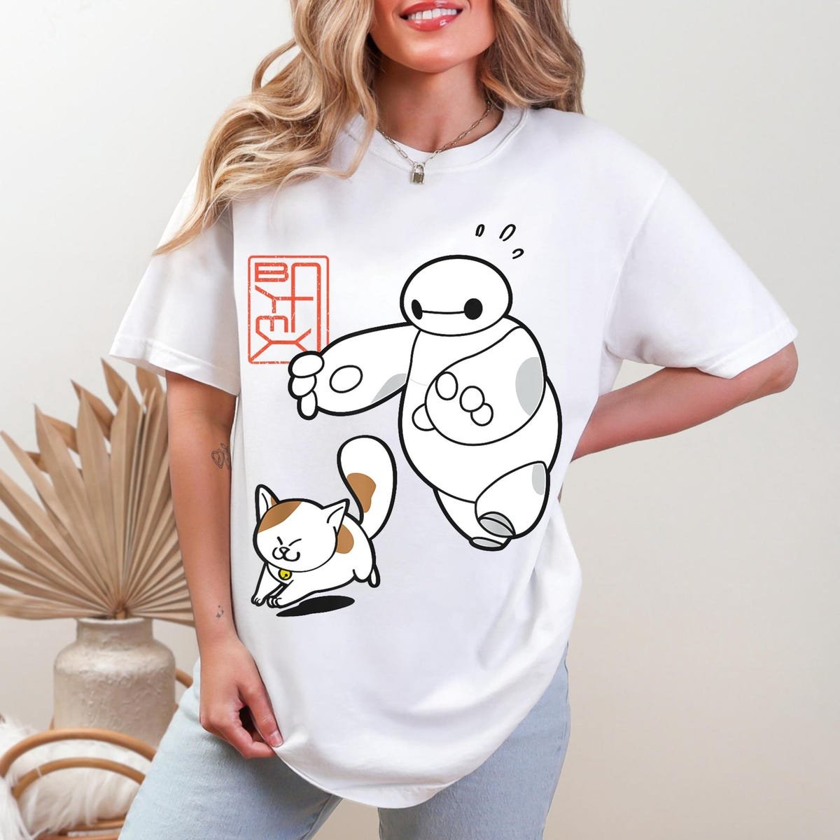 Baymax Cat Shirt Big Hero 6 Disney Family Matching T-Shirt